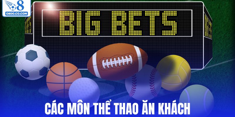 Các môn thể thao ăn khách