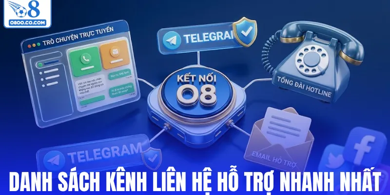 Danh sách kênh liên hệ hỗ trợ nhanh nhất
