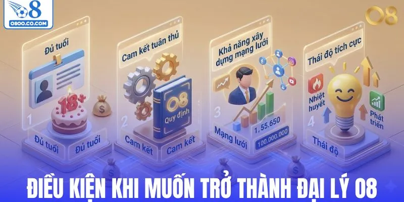 Điều kiện quan trọng khi muốn trở thành đại lý O8